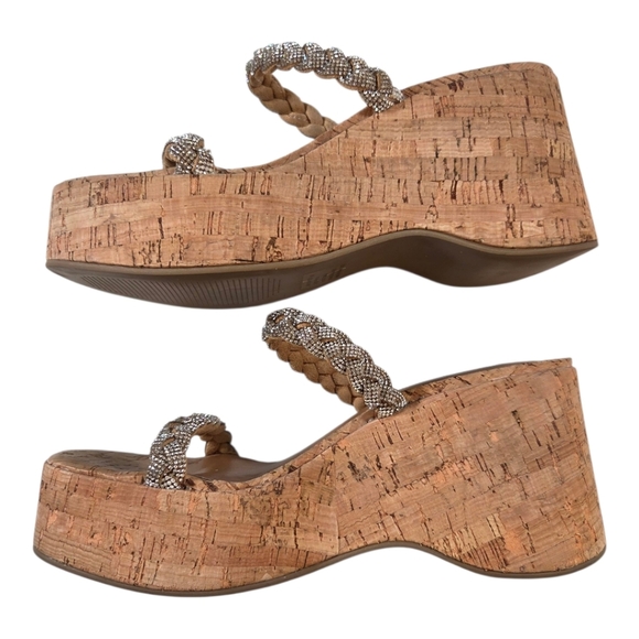 Steve Madden Dayna Wedge Sandals Size 6 - Picture 7 of 9